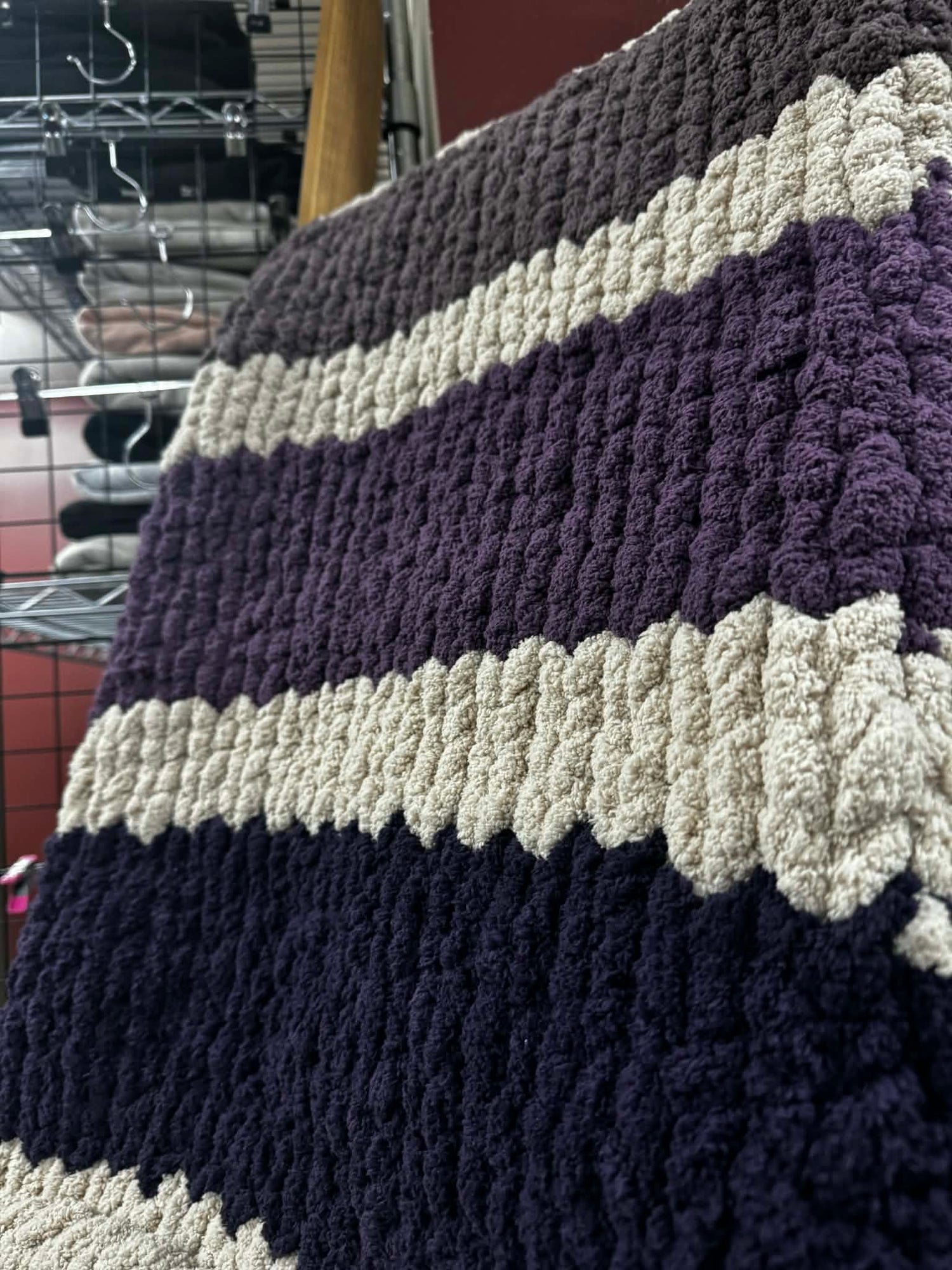 Finger Knitted Blankets