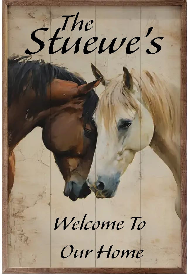 Equine Harmony Wood Art