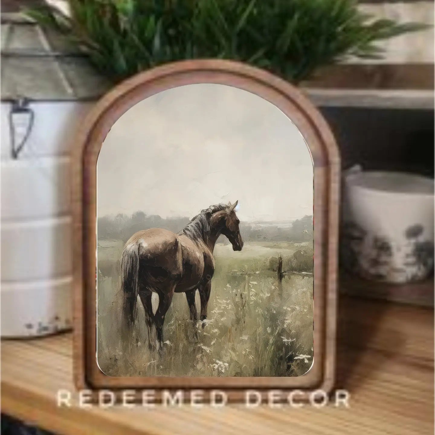 Horse Painting Framed Art