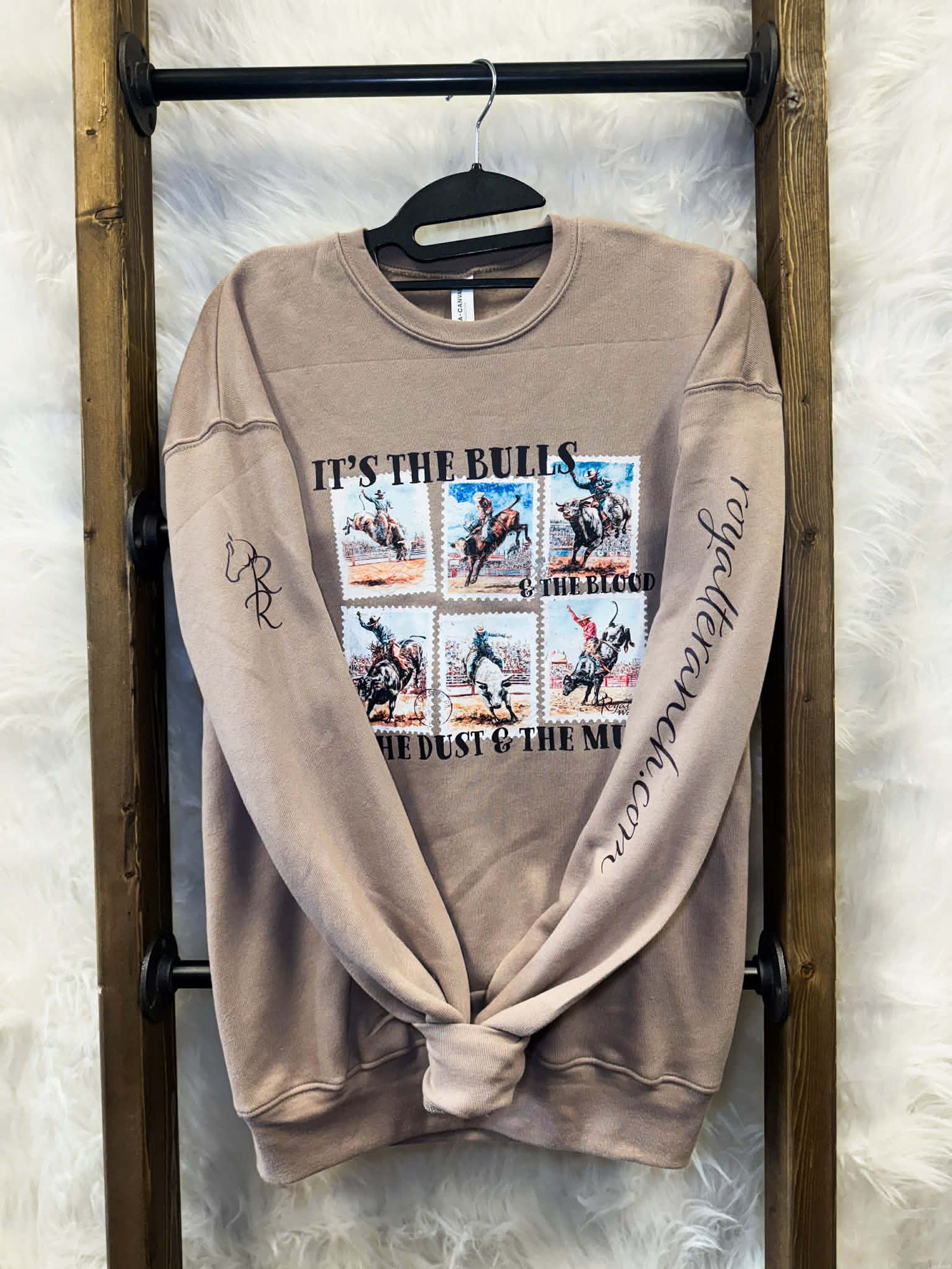 Its The Bulls, Dust, & The Mud Crew Neck Sweatshirt