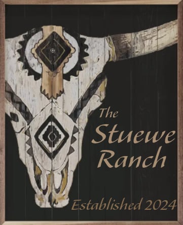 Tribal Longhorn Skull Wood Art