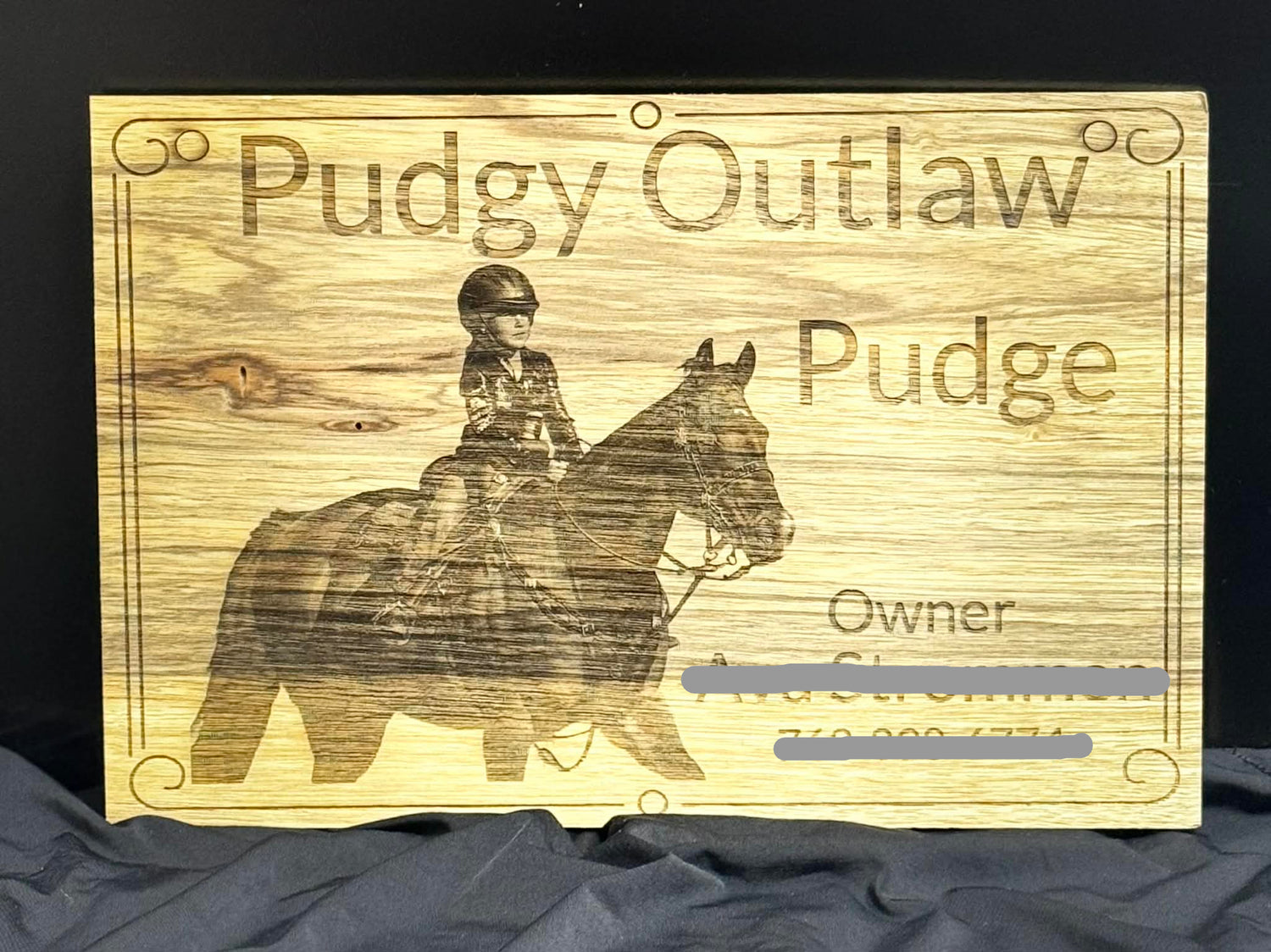 Horse Fancy Stall Signs