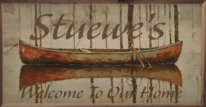 Canoe On The Water Wood Art